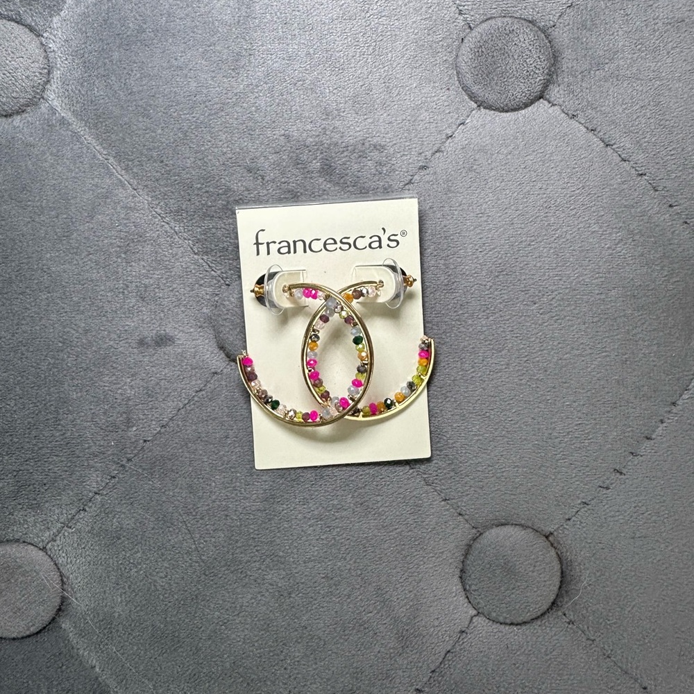 Multi-colored earrings